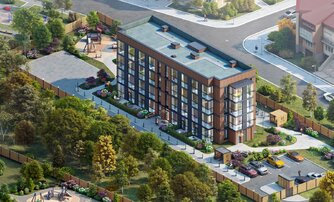 Квартира в ЖК Лофт у Озера, 1 комнатная, 43.6 м², 3 этаж