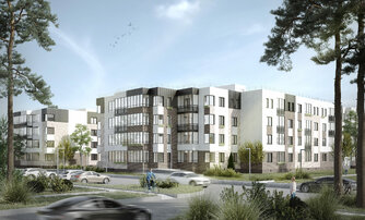 Квартира в ЖК «Новая история», студия, 28.5 м², 2 этаж