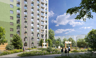 Квартира в ЖК Ржевский парк, студия, 23.2 м², 2 этаж