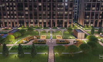 Квартира в ЖК Setl Ривьера, 1 комнатная, 33.07 м², 15 этаж