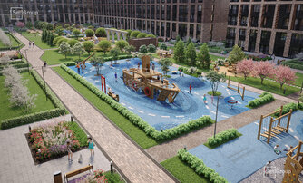 Квартира в ЖК Setl Ривьера, 1 комнатная, 33.07 м², 15 этаж