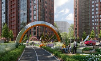 Квартира в ЖК Юнтолово, 1 комнатная, 38.81 м², 4 этаж