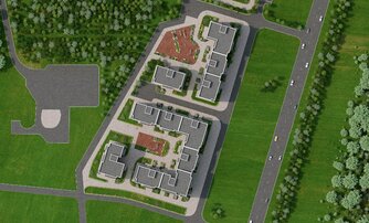 Квартира в ЖК «Ю Гатчина», 1 комнатная, 35.93 м², 3 этаж