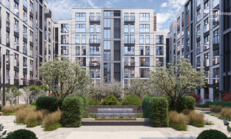 Квартира в ЖК Аристократ, 1 комнатная, 33.79 м², 1 этаж