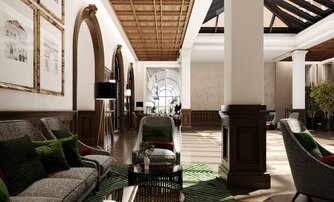 Апартаменты в ЖК Hovard Club, 1 комнатные, 41.9 м², 5 этаж