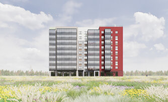 Квартира в ЖК «IQ», 3 комнатная, 74.09 м², 2 этаж