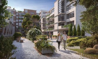 Квартира в ЖК «AVANT», 1 комнатная, 44.81 м², 1 этаж