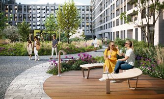 Квартира в ЖК Аквилон Leaves, студия, 28.7 м², 12 этаж