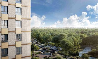 Квартира в ЖК «Аквилон RekaPark», 3 комнатная, 68.96 м², 4 этаж