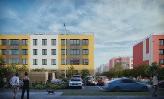 Квартира в ЖК «Аннино Сити», 1 комнатная, 41.51 м², 1 этаж