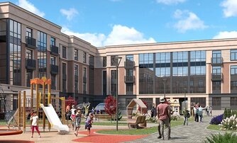 Квартира в ЖК «Любоград», студия, 27.25 м², 1 этаж