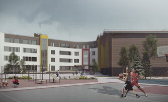 Квартира в ЖК «IQ», 3 комнатная, 74.09 м², 2 этаж