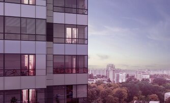 Квартира в ЖК Аквилон Sky, 1 комнатная, 32.5 м², 1 этаж