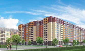 Квартира в ЖК «Солнечный город», 1 комнатная, 33.1 м², 3 этаж