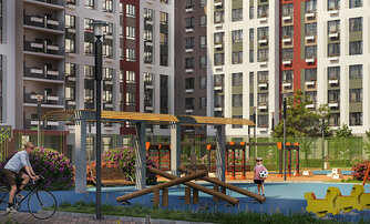 Квартира в ЖК Расцветай в Янино, 3 комнатная, 78.17 м², 2 этаж