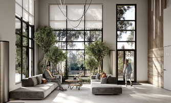 Апартаменты в ЖК «Репин», 3 комнатные, 142.7 м², 1 этаж