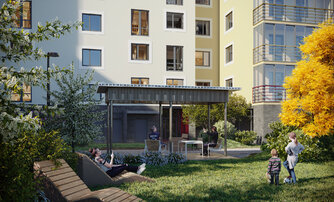 Квартира в ЖК Янила, студия, 25.5 м², 9 этаж