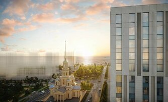 Квартира в ЖК «Бульвар Грина», студия, 26.95 м², 3 этаж