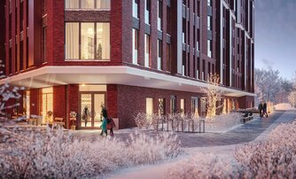 Апартаменты в ЖК Вольта, студия, 22.02 м², 2 этаж