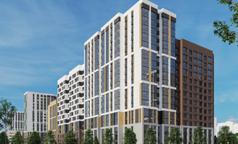 Квартира в ЖК Сибирь, 1 комнатная, 43.5 м², 6 этаж