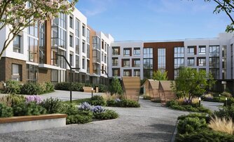 Квартира в ЖК Охтинские высоты, 2 комнатная, 55.94 м², 3 этаж