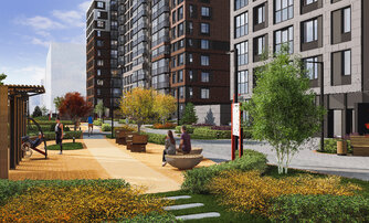 Квартира в ЖК Астра Континенталь, 1 комнатная, 40.45 м², 9 этаж