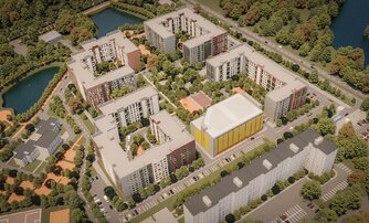 Квартира в ЖК «Квартал Заречье», 1 комнатная, 36.49 м², 8 этаж