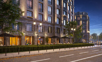 Квартира в ЖК Северная корона, 1 комнатная, 54.99 м², 8 этаж