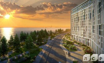 Квартира в ЖК Морская набережная.SeaView 2, 4 комнатная, 123.53 м², 16 этаж