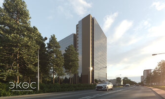 Квартира в ЖК Экос, 2 комнатная, 58.57 м², 1 этаж