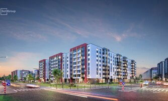 Квартира в ЖК «Солнечный город», 1 комнатная, 33.1 м², 3 этаж