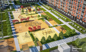 Квартира в ЖК «Город звёзд», 3 комнатная, 79.3 м², 2 этаж