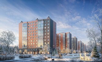 Квартира в ЖК Новое Колпино, 2 комнатная, 55.83 м², 11 этаж