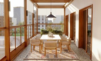 Квартира в ЖК Северный ветер, 2 комнатная, 86.24 м², 7 этаж