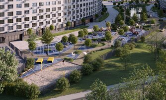 Квартира в ЖК «Аквилон Рива», 2 комнатная, 60.28 м², 13 этаж