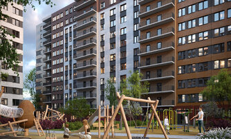 Квартира в ЖК UP-квартал Воронцовский, студия, 27.02 м², 1 этаж