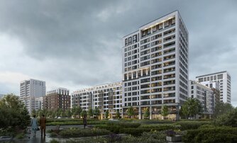Квартира в ЖК Северный ветер, 2 комнатная, 86.24 м², 7 этаж