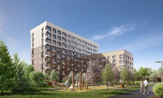 Квартира в ЖК GloraX Новоселье, 1 комнатная, 32.81 м², 9 этаж