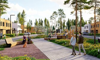 Квартира в ЖК СветЛО, 3 комнатная, 91.02 м², 1 этаж