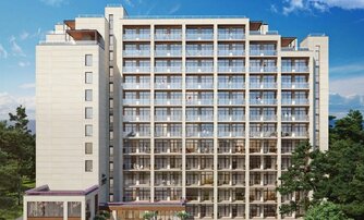 Апартаменты в ЖК Морская Ривьера, 1 комнатные, 47.9 м², 6 этаж