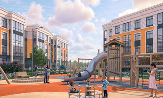 Квартира в ЖК Любоград, 1 комнатная, 41.02 м², 1 этаж