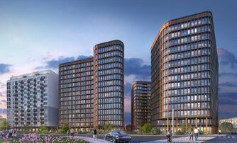 Квартира в ЖК GloraX Заневский, 2 комнатная, 70.27 м², 14 этаж