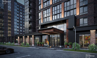 Квартира в ЖК Setl Лофт, 1 комнатная, 36.65 м², 10 этаж