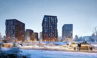 Квартира в ЖК Кольские огни, 2 комнатная, 64.41 м², 9 этаж