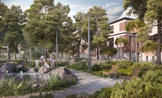 Квартира в ЖК «AVANT», 1 комнатная, 44.81 м², 1 этаж