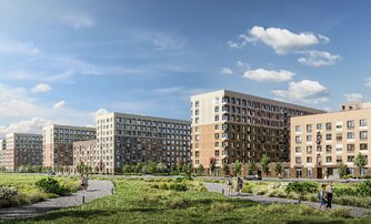 Квартира в ЖК GloraX Новоселье, 1 комнатная, 32.81 м², 9 этаж