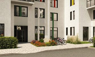 Квартира в ЖК Монография, 3 комнатная, 88 м², 2 этаж