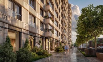 Квартира в ЖК «Новгородская, 8», 2 комнатная, 74.15 м², 2 этаж