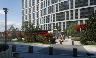 Квартира в ЖК Авиатор, 2 комнатная, 54.02 м², 2 этаж