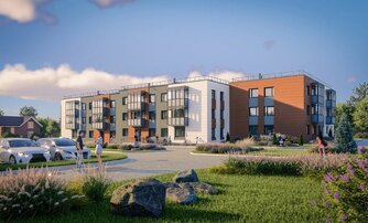 Квартира в ЖК Соло. Петергоф, 1 комнатная, 39.54 м², 1 этаж